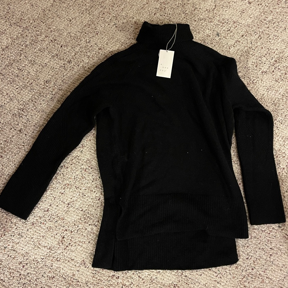 Black Turtle Neck Sweater